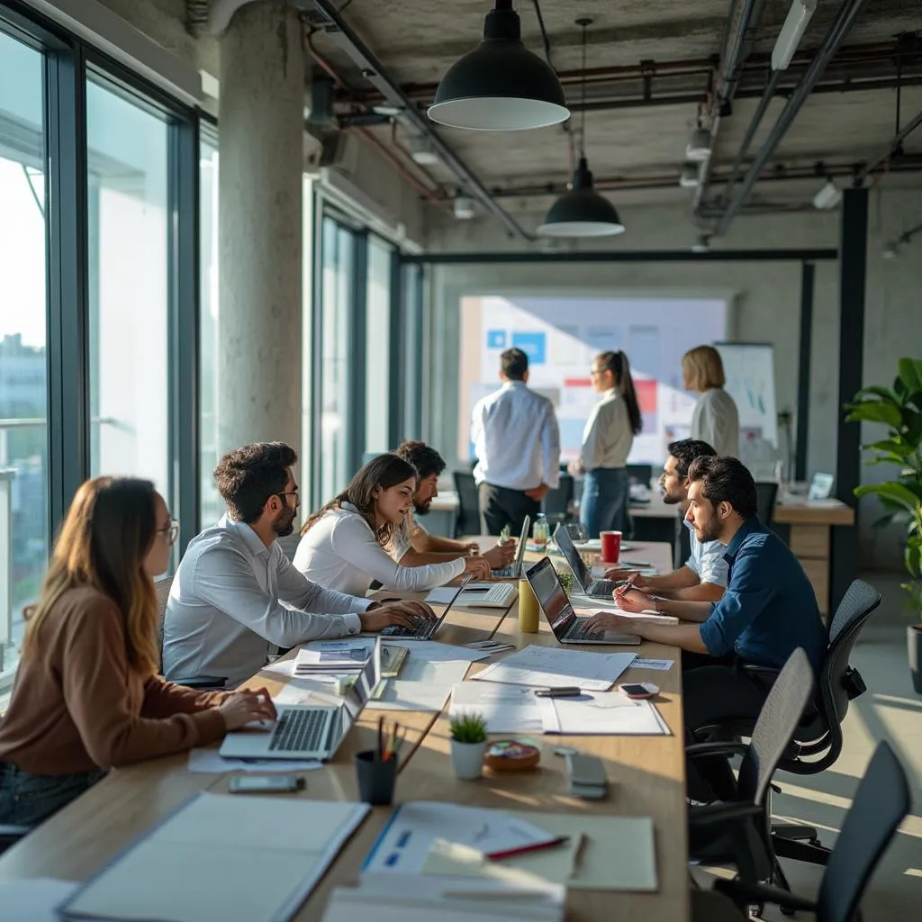 Equipo de FinanCol trabajando